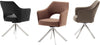Set 2 scaune Tonala MCA cu tapiterie antracit, picioare din metal - LunaHome.ro