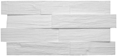 Panou de perete 3D Creative Wood, alb, 50x23,5 cm - LunaHome.ro