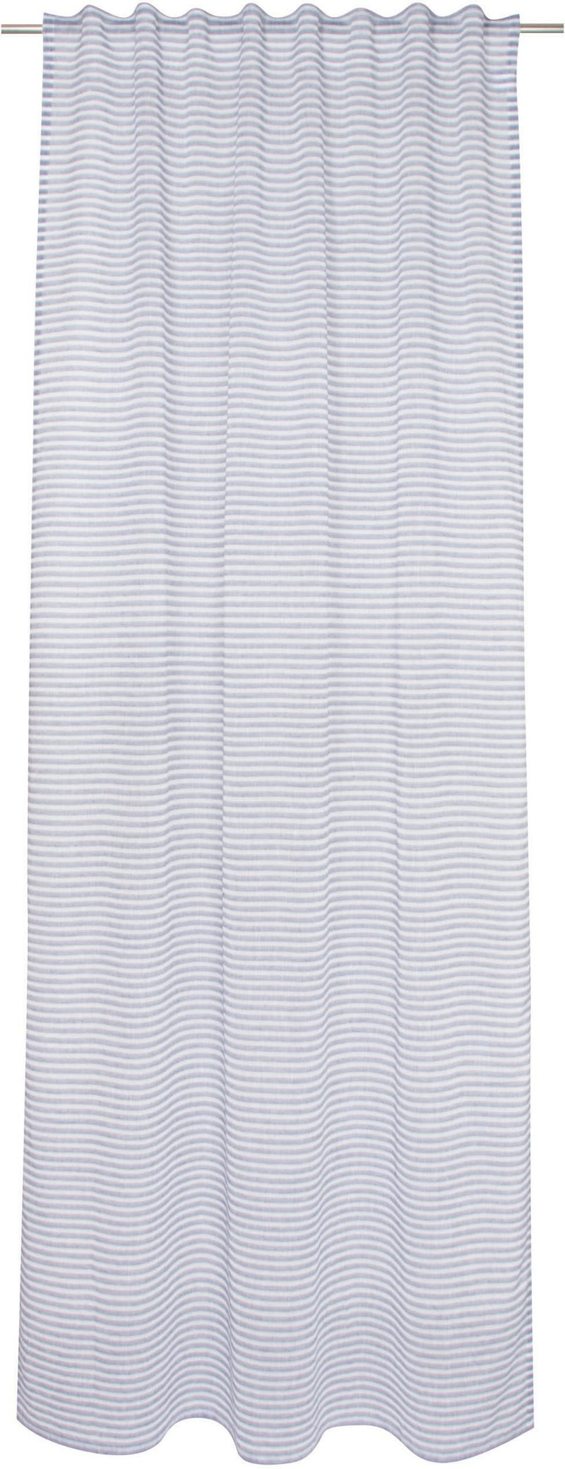 Draperie Natural Stripe TOM TAILOR bleumarin - LunaHome.ro