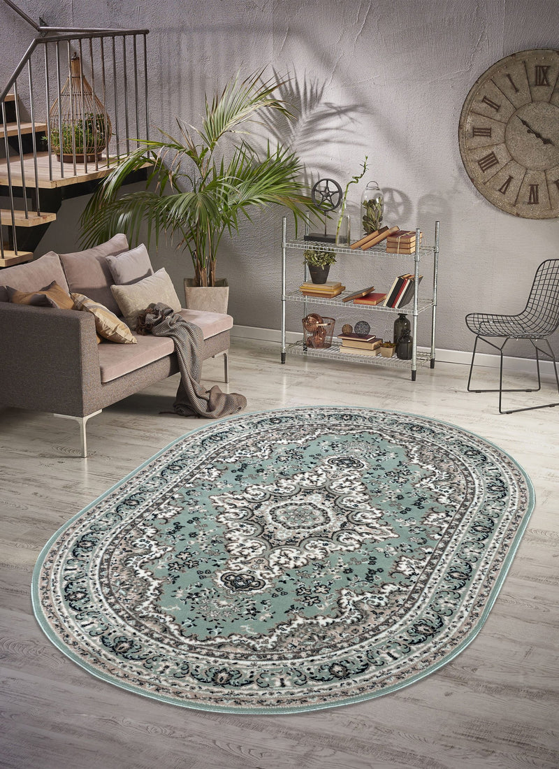 Covor oval Oriental DELAVITA 160x230 cm - LunaHome.ro