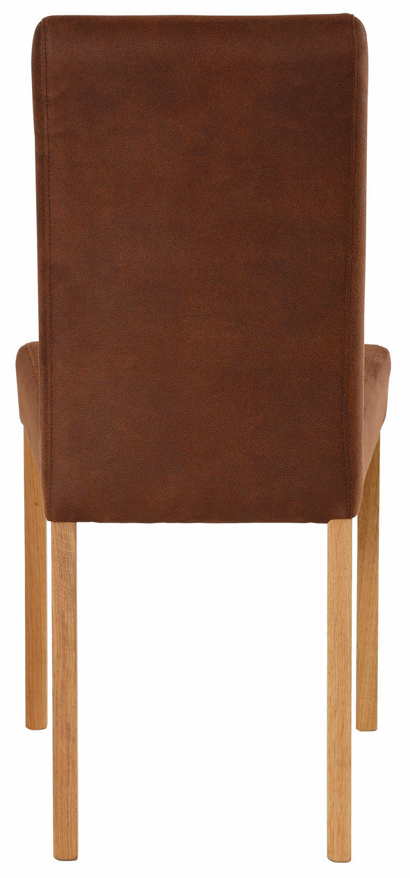 Set 2 scaune Bologna, maro, lemn masiv