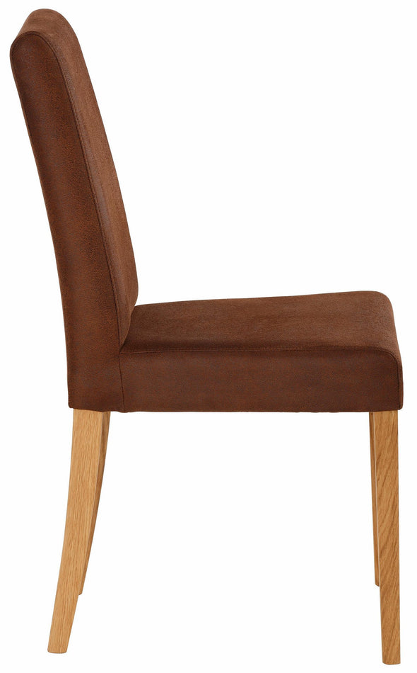 Set 2 scaune Bologna, maro, lemn masiv