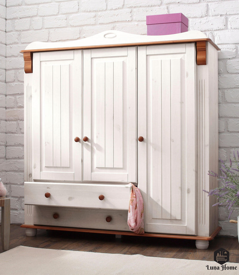 Dulap alb Adele 130 cm