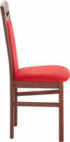 Set 2 scaune Franz DELAVITA, wenge/rosu - LunaHome.ro