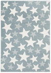 Covor pentru copii Stars, albastru