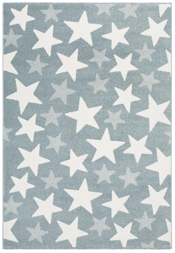 Covor pentru copii Stars, albastru