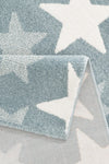Covor pentru copii Stars cu fire scurte, albastru 80x150 cm - LunaHome.ro
