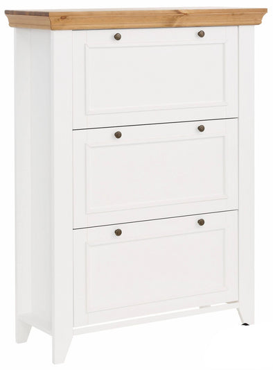 Pantofar 3 clape alb Skandinavia