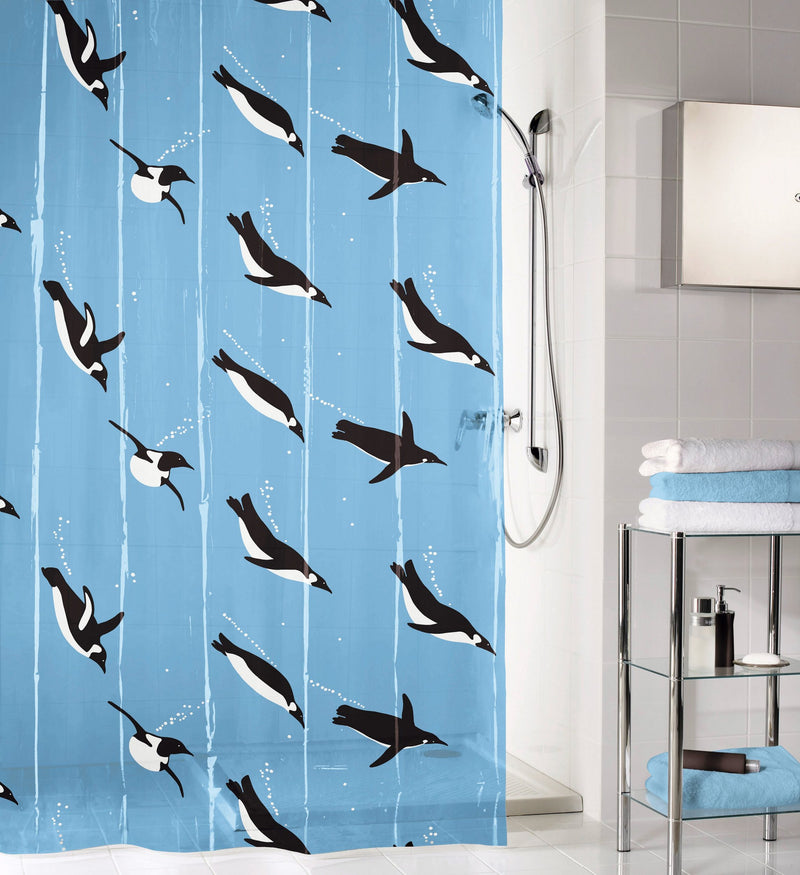 Perdea dus Kleine Wolke Penguin 180x200 cm - LunaHome.ro