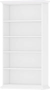 Bibliotecă Paris, albă, 200 cm - LunaHome.ro