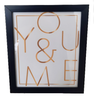 Tablou You & Me 23x28 cm - LunaHome.ro