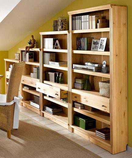 Raft bibliotecă Soeren, natur - LunaHome.ro