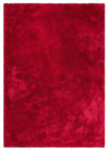 Covor Magong cu fire lungi, pufos rosu, 80x150 cm - LunaHome.ro