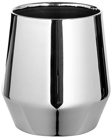 Vaza LINEA, argintie, 21 cm - LunaHome.ro