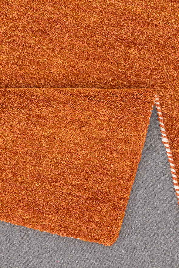 Covor de lână Gabbeh Uni THEKO Exklusiv, terra, 160x230 cm - LunaHome.ro