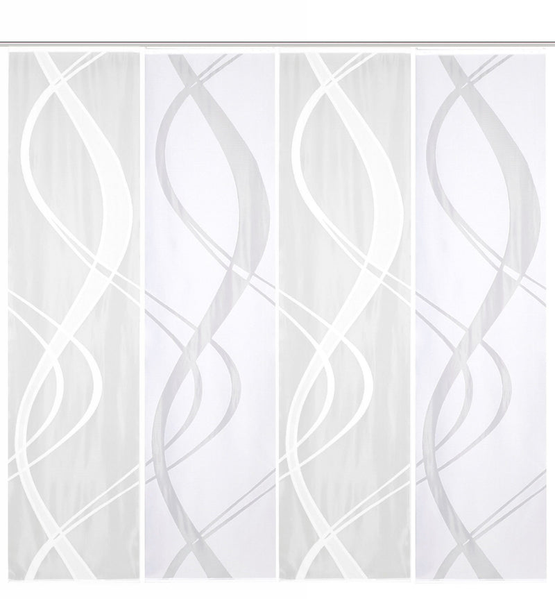 Perdea glisantă Tibaso HOME LIVING IDEAS (4 buc.) - LunaHome.ro