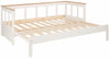 Pat extensibil alb, din lemn masiv, Aira 90-180x200 cm - LunaHome.ro