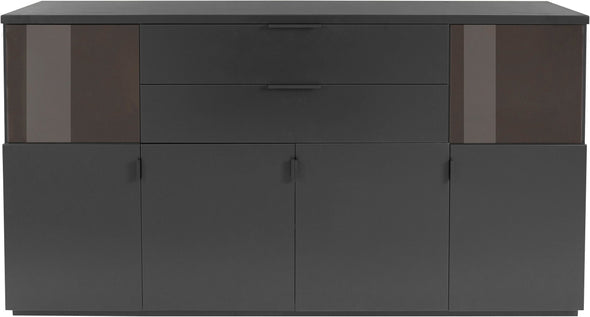 Comoda Modena Quadrato, antracit 170 cm - LunaHome.ro