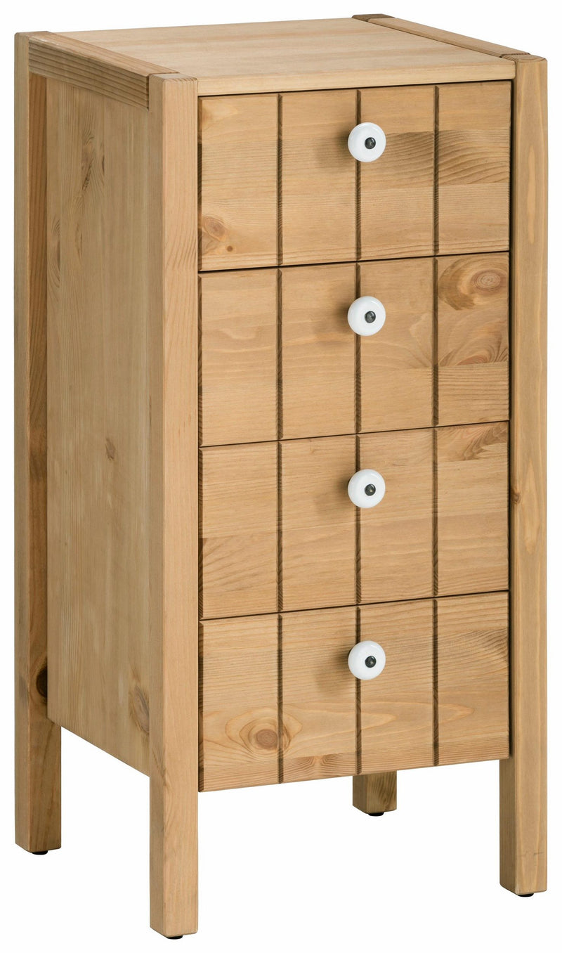 Dulap baie Tina, natur, 4 sertare