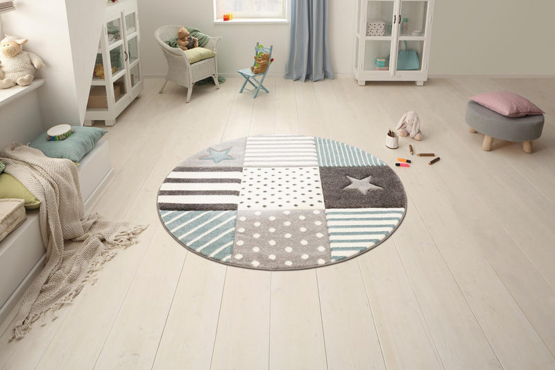 Covor rotund pentru copii Stern, 120 cm - LunaHome.ro