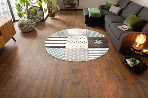 Covor rotund pentru copii Stern, 120 cm - LunaHome.ro