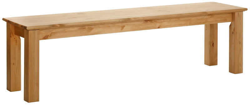 Băncuță din lemn de pin, lățime 160 cm