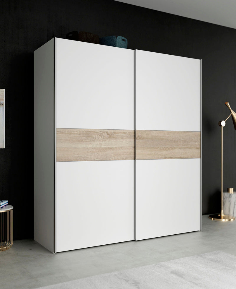 Dulap cu uși glisante Longline FORTE, 170 cm latime - LunaHome.ro