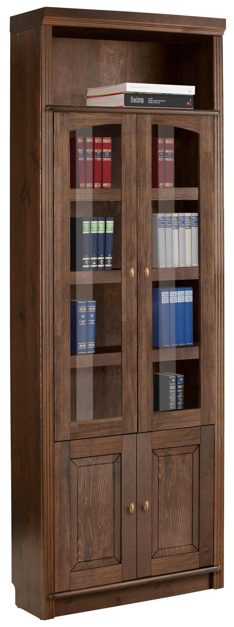 Bibliotecă Soeren, maro, înălțime 220 cm