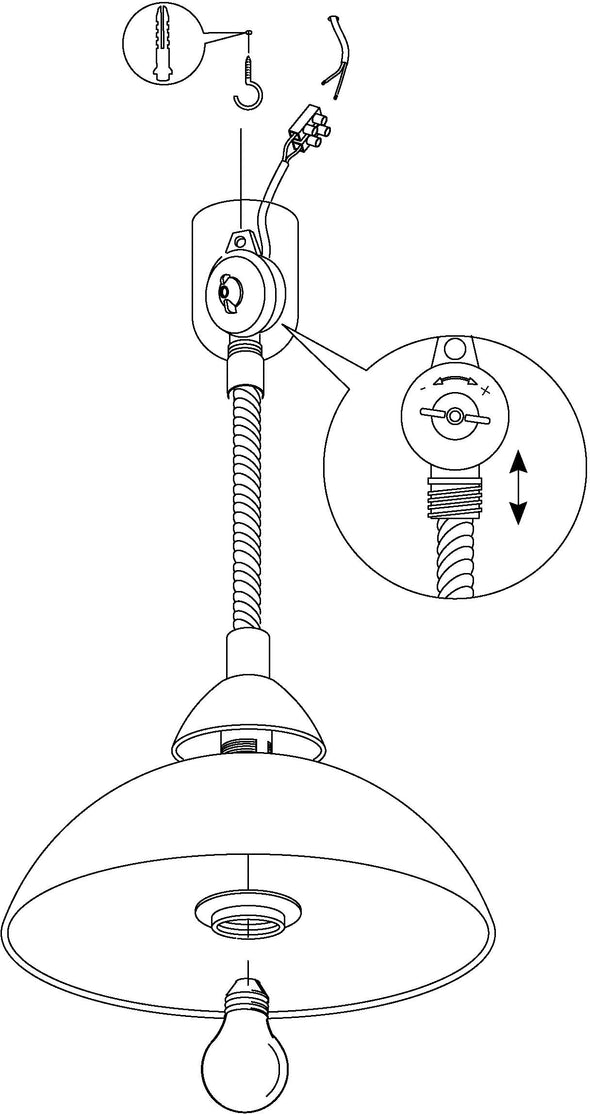 Lustra pendul EGLO Lord 2 - LunaHome.ro