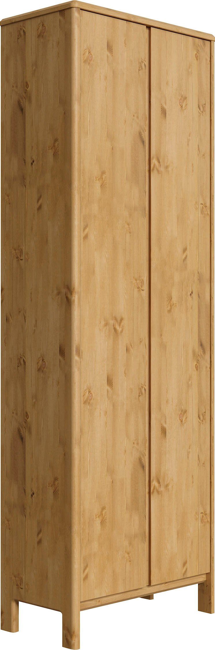 Dulap hol Livana, pin masiv, natur - LunaHome.ro