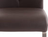 Set 2 scaune Artos MCA din piele ecologica maro, cu cadru din oțel - LunaHome.ro
