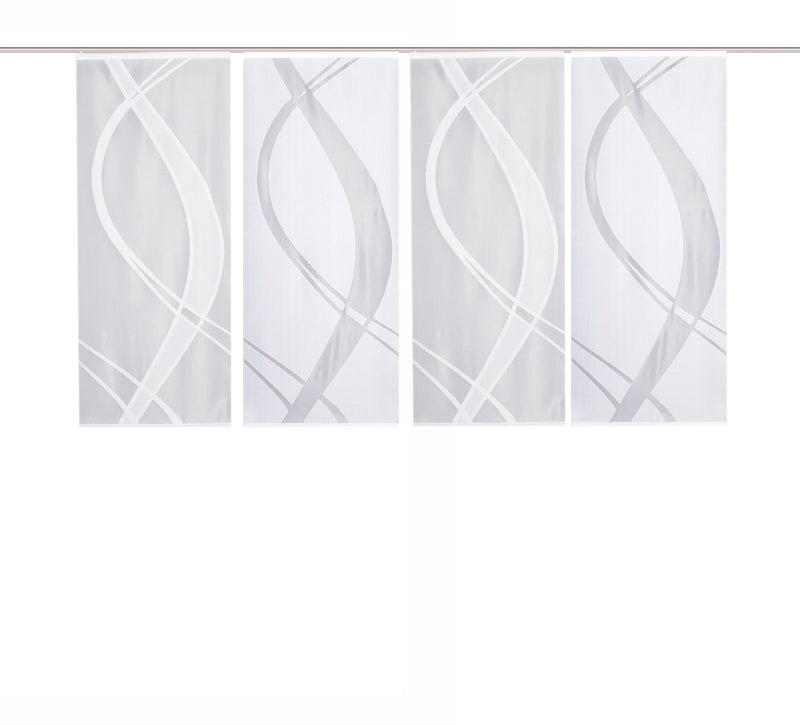 Perdea glisantă Tibaso HOME LIVING IDEAS (4 buc.) - LunaHome.ro