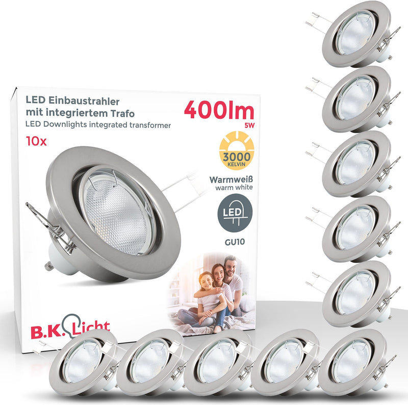 Set 10 sportui LED BKLicht GU10 - LunaHome.ro