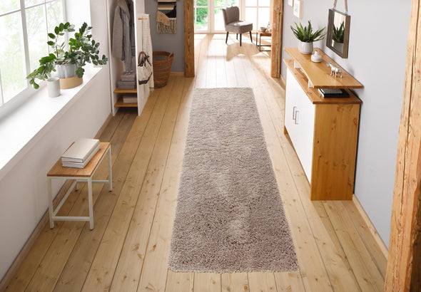 Traversă Shaggy Viva caramel 80x300 cm