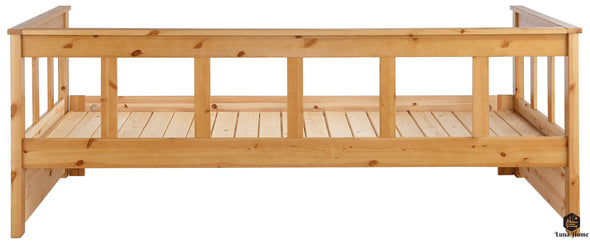 Pat extensibil natur Aira 90-180x200 cm