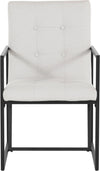 Set 2 scaune GMK bej cu cadru metalic negru - LunaHome.ro