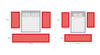 Set 3 covoare Magong, gri - LunaHome.ro