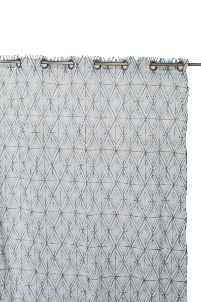 Draperie Tom Tailor, alb-albastru