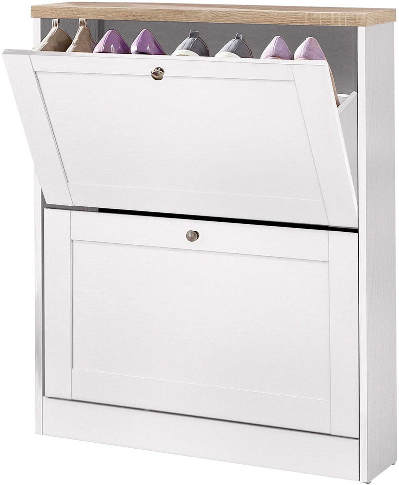 Pantofar »Heide« alb cu 2 clapete, 70 cm latime - LunaHome.ro