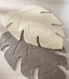 Traversa lana cu design botanic