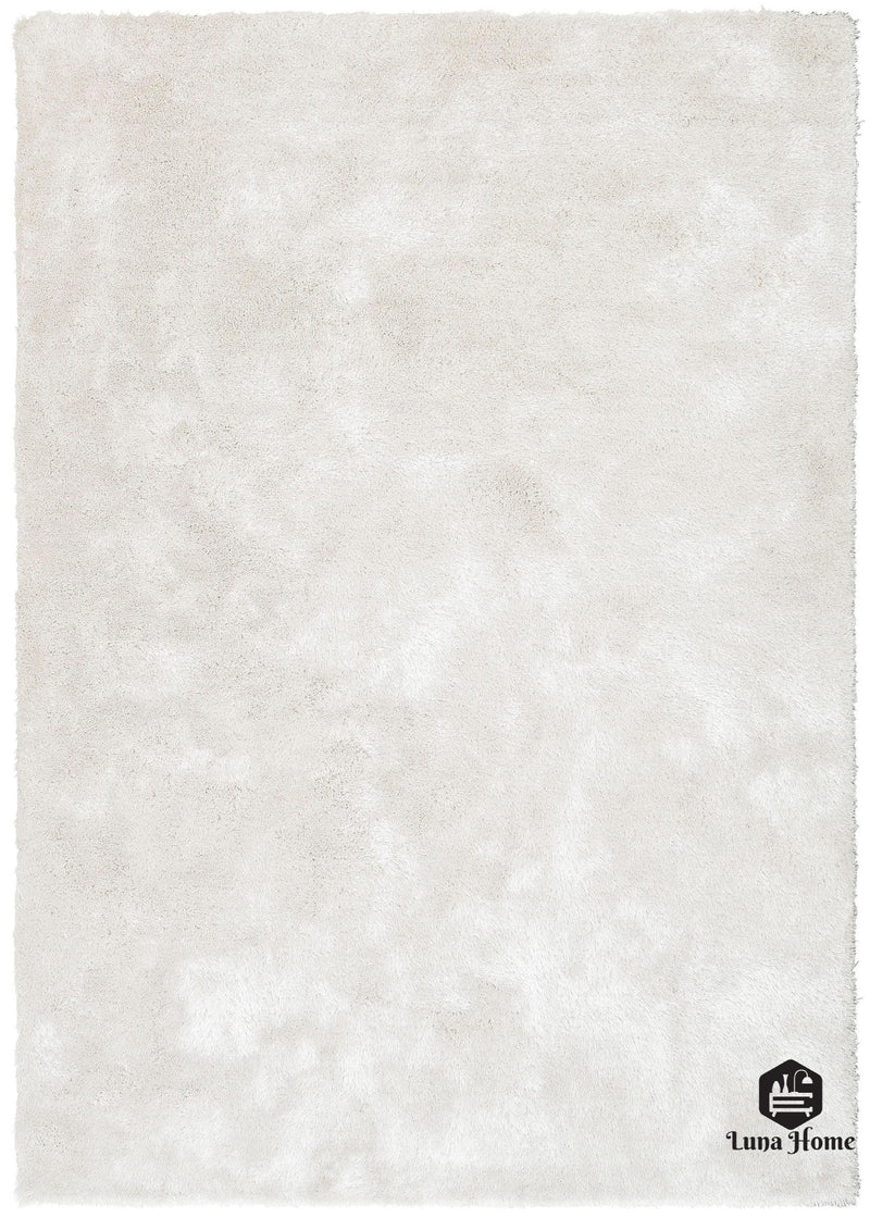 Covor Dana alb foarte moale si pufos, 60x90 cm - LunaHome.ro