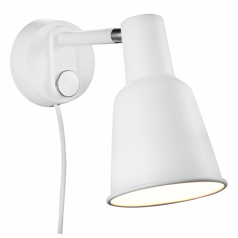 Aplica de perete din metal alb Nordlux