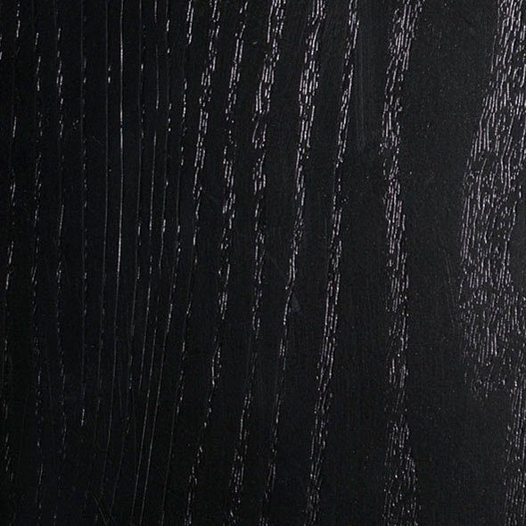 Masă rotundă Eadwine Leonique, neagră, 100 cm - LunaHome.ro