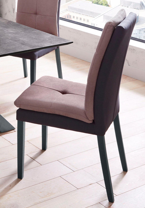 Set 2 scaune Anders Premium cu design inedit, picioare din lemn - LunaHome.ro
