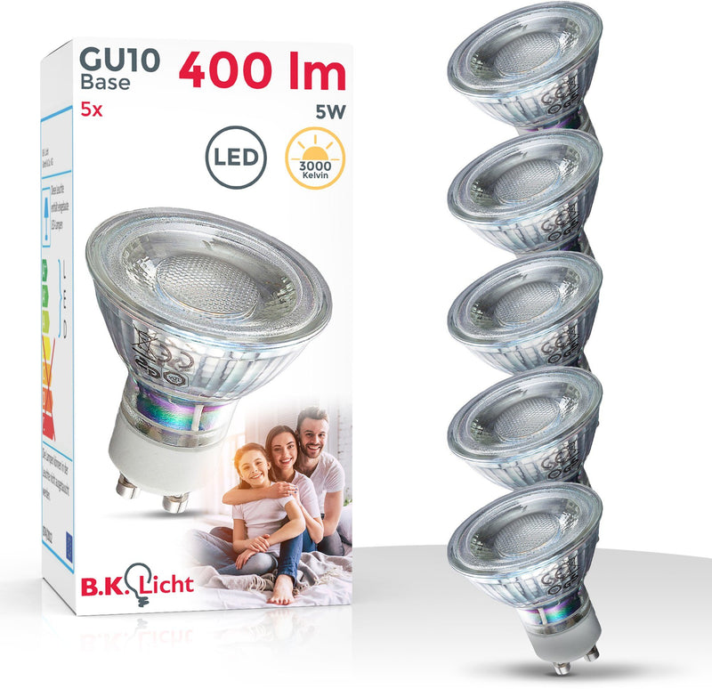 Spot LED GU10 incorporat BKLicht (set, 5 bucati) - LunaHome.ro