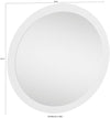 Oglindă rotundă Jessica, Ø 87 cm