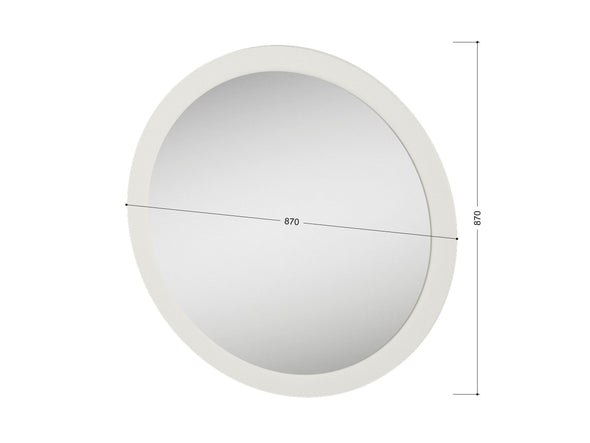 Oglindă rotundă Jessica, Ø 87 cm