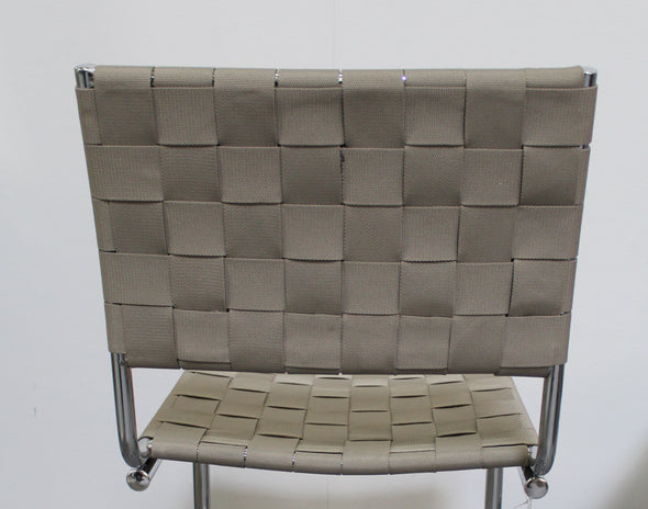 Set 2 scaune Dendas cu sezut si spatar impletite, cadru metalic, design retro - LunaHome.ro