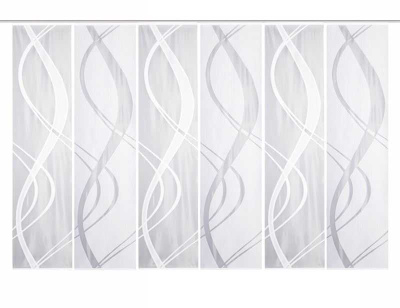 Perdea glisantă Tibaso HOME LIVING IDEAS (6 buc.) - LunaHome.ro