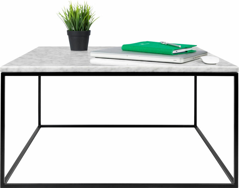 Masuta de cafea Gleam cu blat din marmura, 75x75 cm - LunaHome.ro